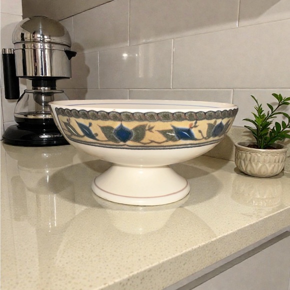 Vintage MIKASA Intaglio“Arabella” CHIP AND DIP BOWL 4 7/8in AND PLATTER 14.5in - Picture 7 of 11